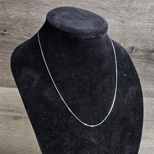 925 Sterling Silver Necklace Round Snake Chain 20" Inch Italy Lobster Clasp